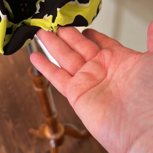 Diane Von Furstenberg Dolman Sleeve Blouse with Drape Neckline - Picture 10 of 12